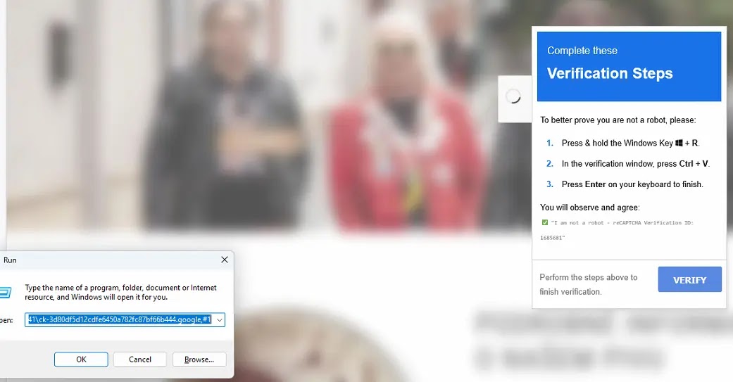 زنجیره حمله کلیک‌فیکس؛ شگرد جدید هکرها برای فریب کاربران ویندوز با ترفند «fake captcha»  ( کد امنیتی جعلی)