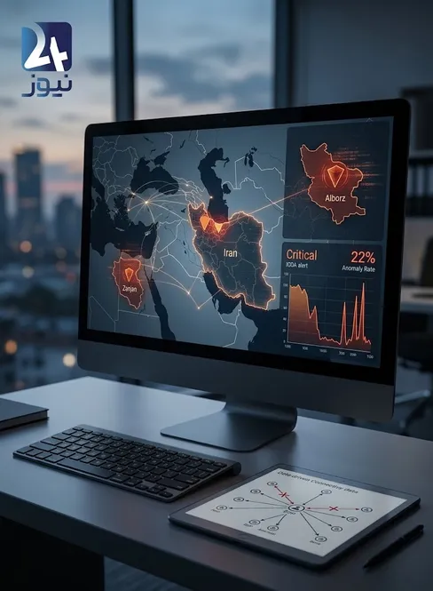 اختلال قابل‌توجه در اتصال اینترنت ایران؛ IODA سیگنال بحرانی در زنجان و البرز ثبت کرد
