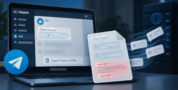 آسیب‌پذیری تلگرام دسکتاپ؛ افشای پیام‌ها با فایل HTML آلوده
