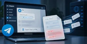 آسیب‌پذیری تلگرام دسکتاپ؛ افشای پیام‌ها با فایل HTML آلوده