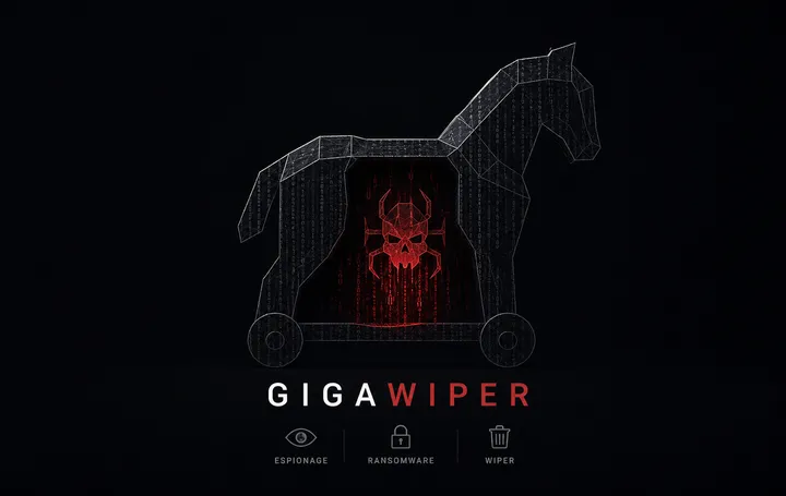 بدافزارGigaWiper: وقتی جاسوسی و نابودی در یک پلتفرم ادغام می‌شوند